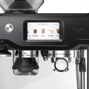 Sage Barista Touch espresso machine black touch screen