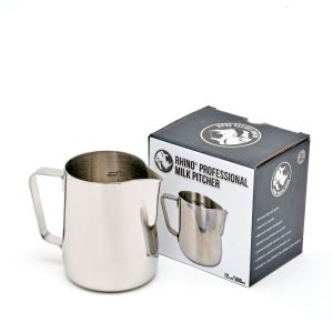 Rhino pro stainless steel milk pitcher 12oz