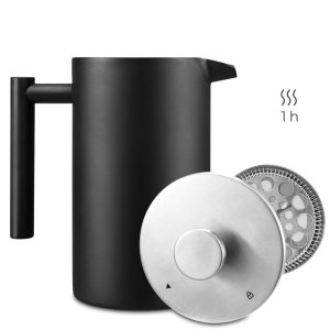 Thermo insulated stainless steel french press