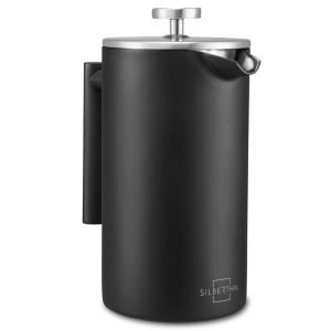 Thermo insulated stainless steel french press