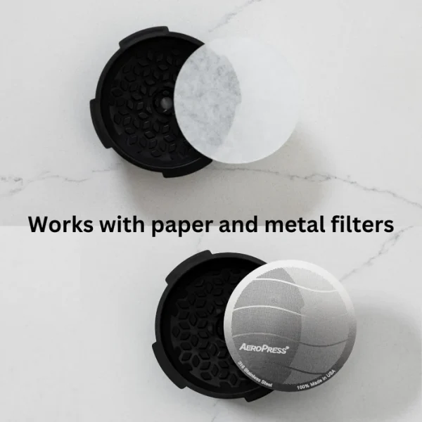 Aeropress flow control cap