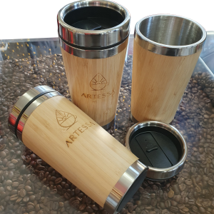 Artessa Bamboo travel mugs