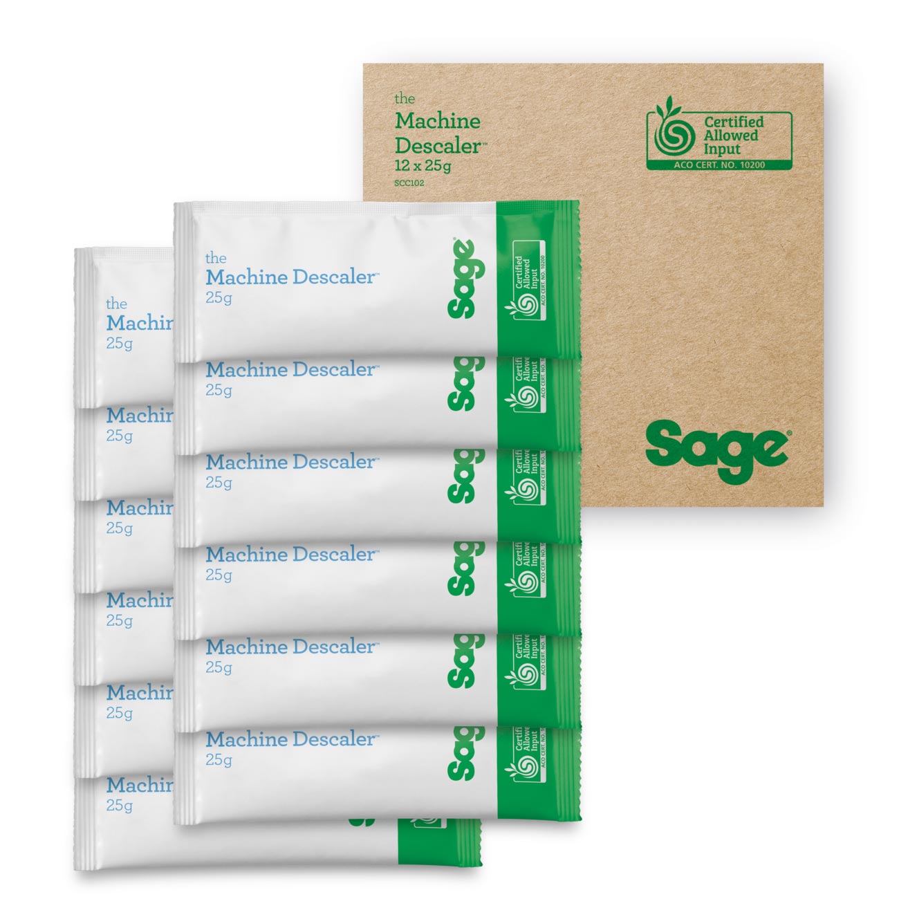 Sage descaler pack of 12 sachet