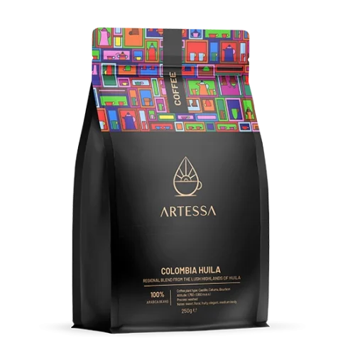 Artessa coffee from Colombia Huila